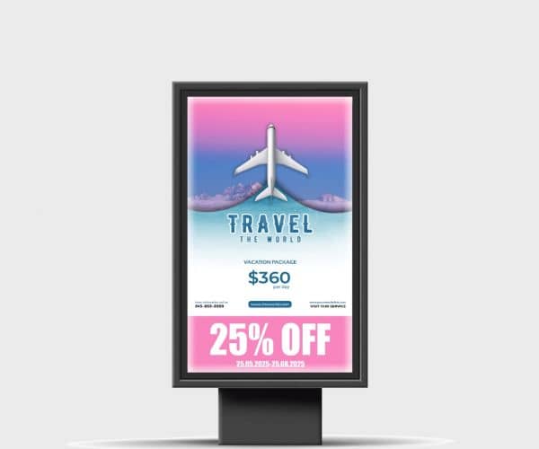 Backlit Poster Film Printing