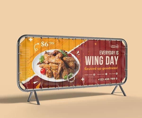 Mesh Banner Printing - 3