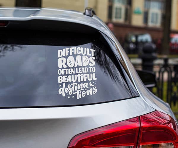 Windshield Decal Vinyl Stickers - 2