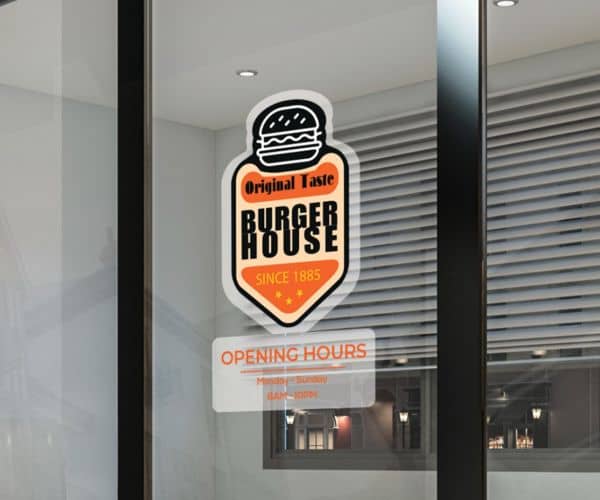 Clear Window Decals - 4