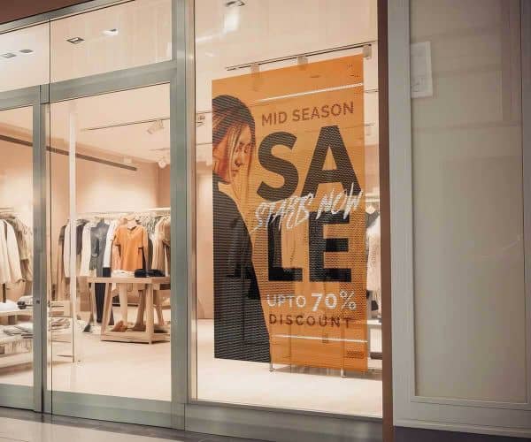 Perforated Window Vinyl - 3