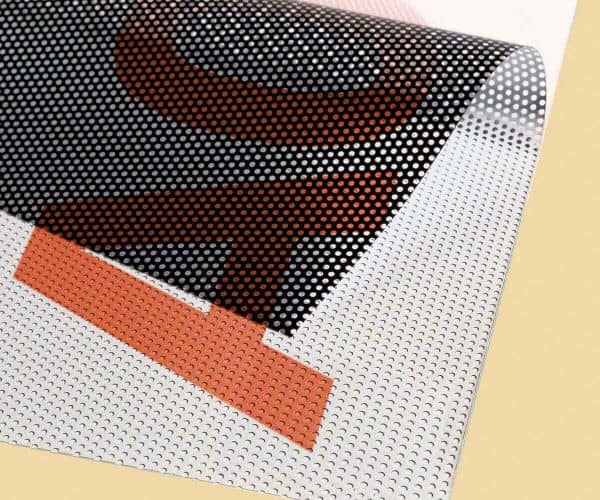 Perforated Window Vinyl - 5