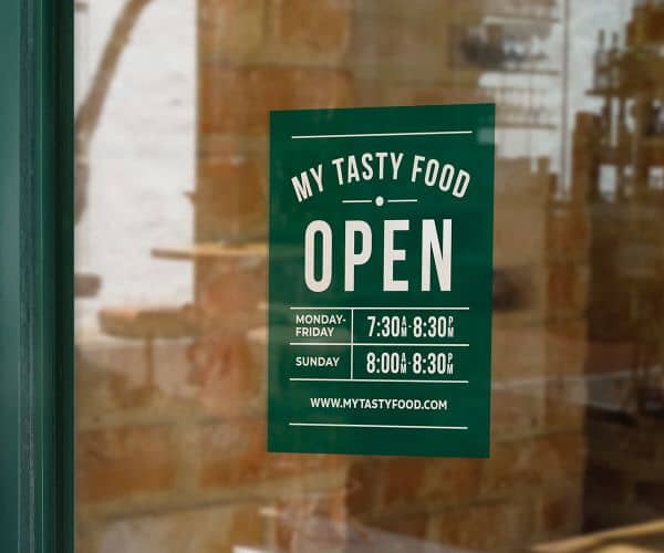 Window Cling Printing - 4