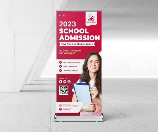 Premium Deluxe Retractable Pop Up Banner - 2