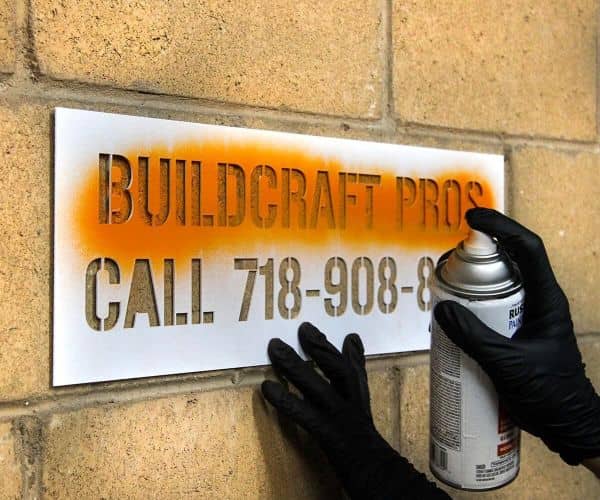 Plastic Stencil for Spray Painting - 3