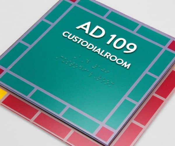 ADA Braille Signage - 2