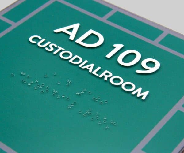 ADA Braille Signage - 3