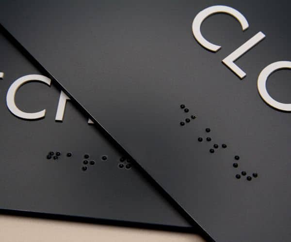 ADA Braille Signage - 4