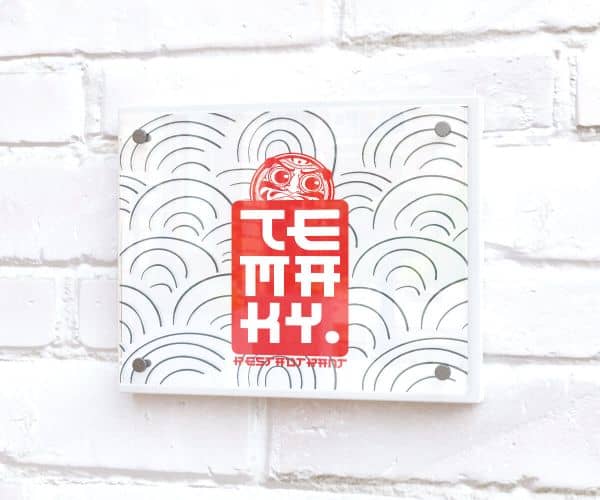 Acrylic Standoff Sign