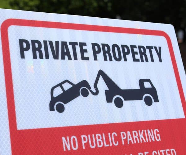 Reflective Parking Sign - 3