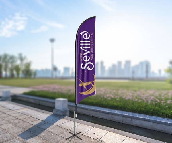 Custom Feather Flag Printing - 6