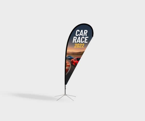 Custom Teardrop Flag Printing