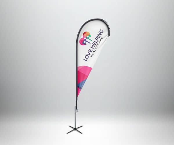 Custom Teardrop Flag Printing - 3