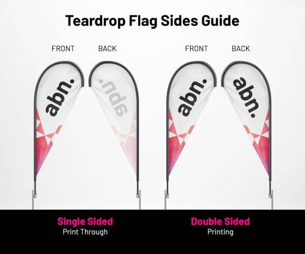 Custom Teardrop Flag Printing - 4
