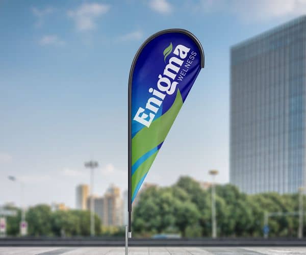 Custom Teardrop Flag Printing - 6