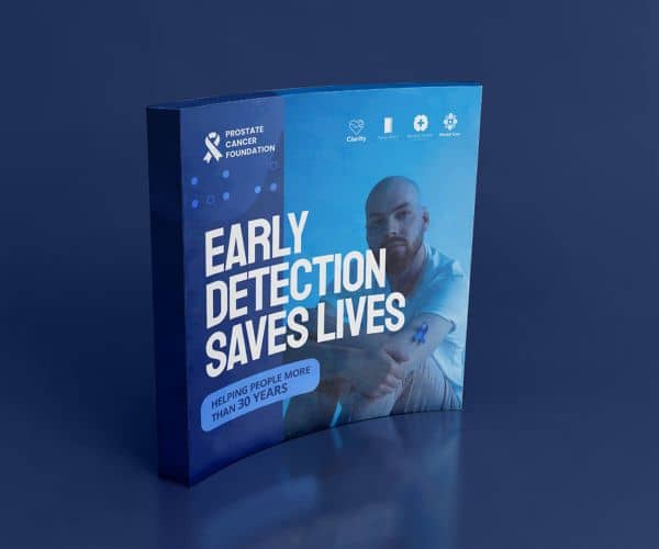 Curve Velcro Fabric Pop Up Display