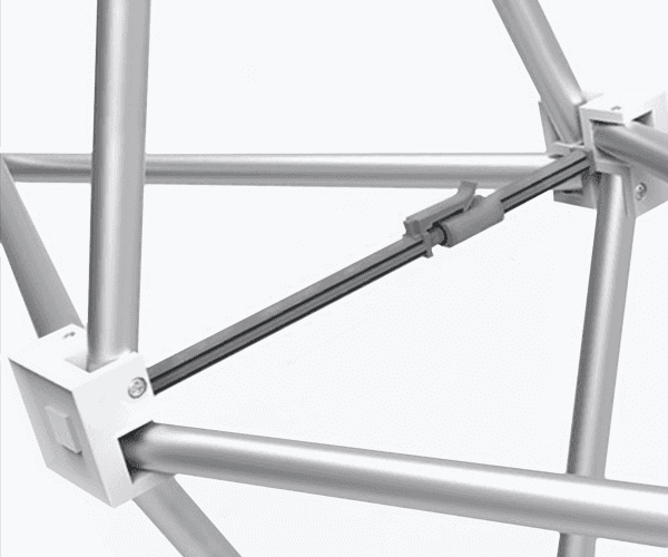 Straight Velcro Fabric Pop Up Display - 4