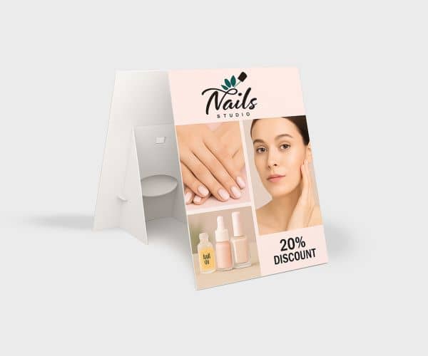 Easel Back Pop Countertop Display