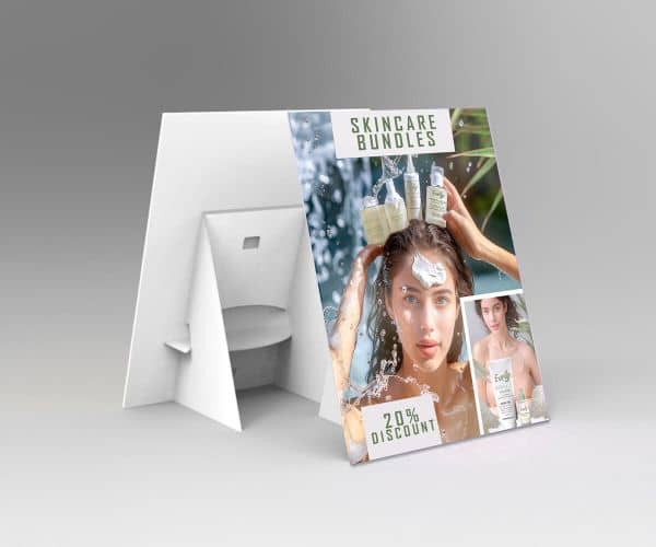Easel Back Pop Countertop Display - 2