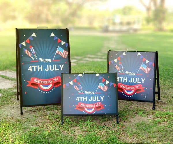 Aluminum Sidewalk Signs - 4