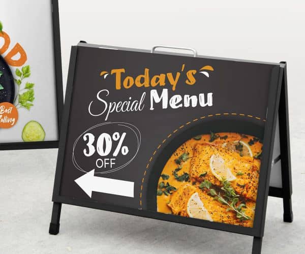 Aluminum Sidewalk Signs - 5