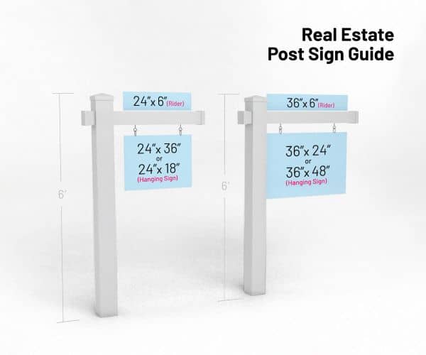 Real Estate Sign Post Printing - 2