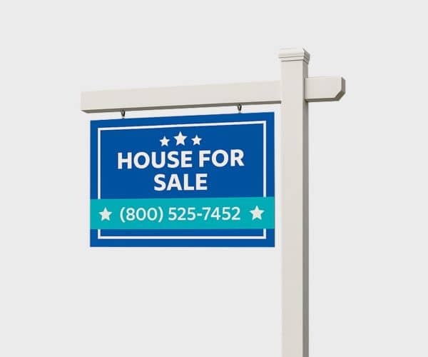 Real Estate Sign Post Printing - 6