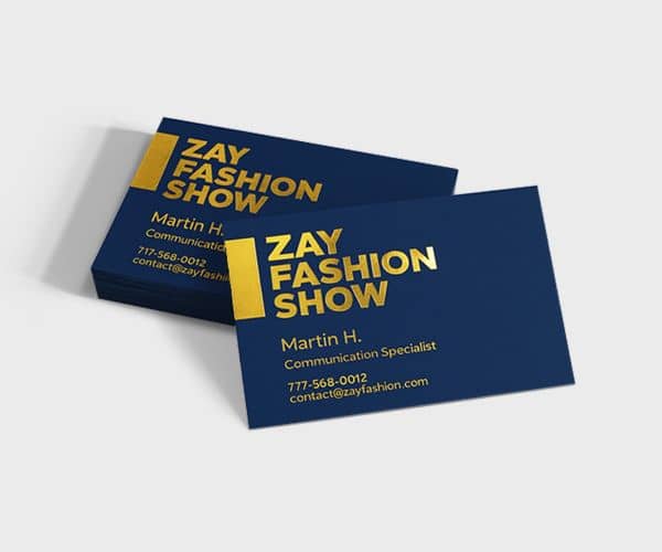 Foil Business Card Printing - 1