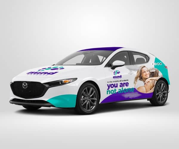 Custom Sedan Car Wrap - 3