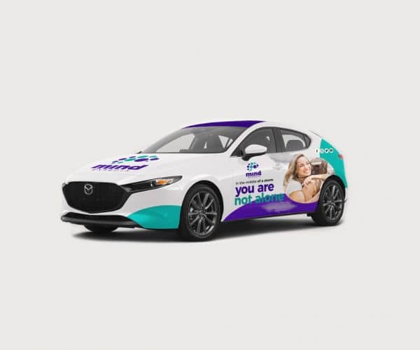 Custom Sedan Car Wrap - 4