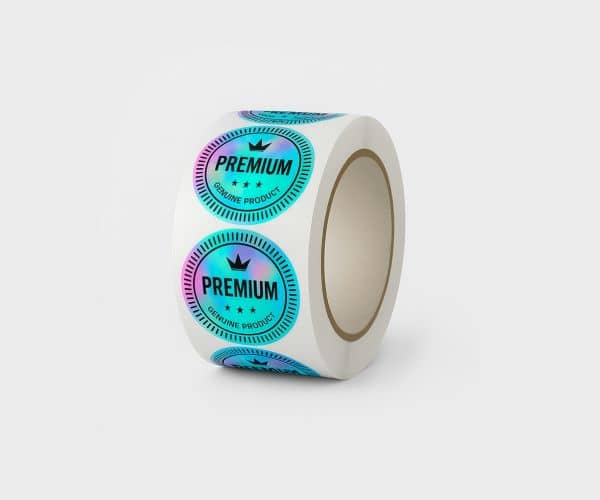 Holographic Roll Labels