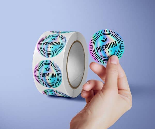 Holographic Roll Labels - 4