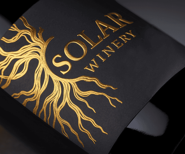 Raised Foil Roll Labels - 2