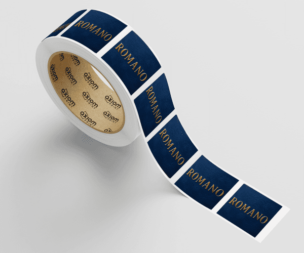 Raised Foil Roll Labels - 3