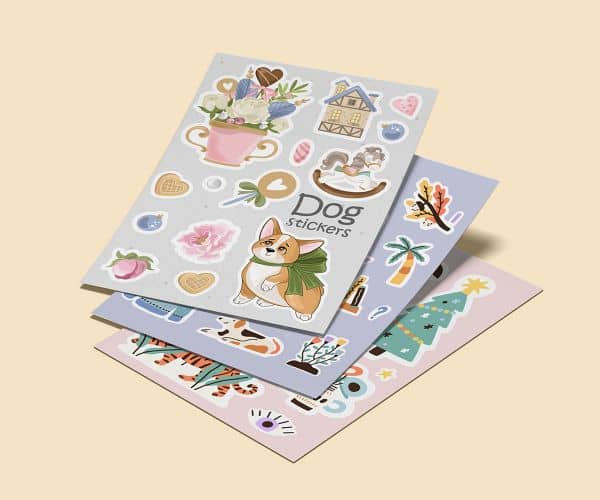 Kiss Cut Stickers Sheets - 3