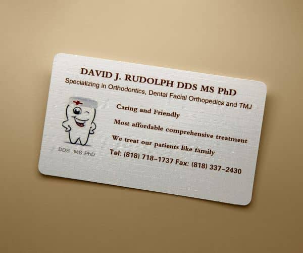 Linen Business Cards - 3