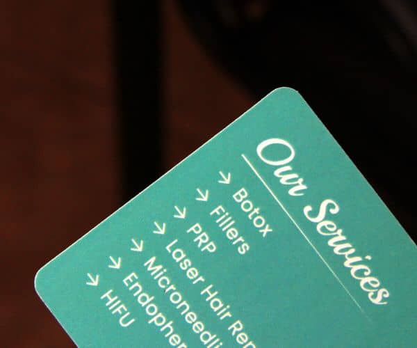 Laminated Business Cards - 5