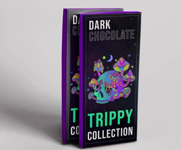 Psychedelic Mushroom Chocolate Bar Packaging - 3