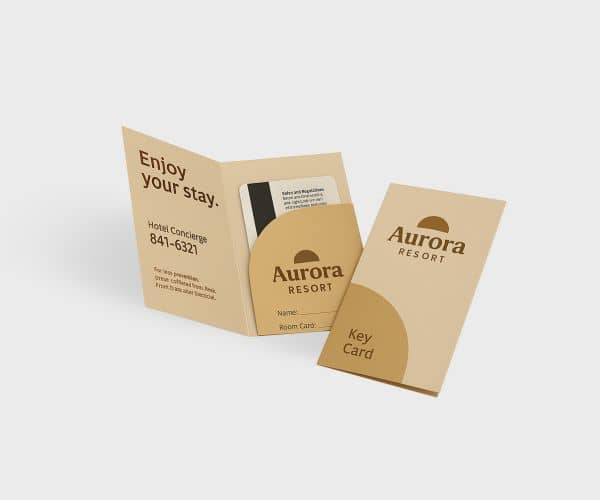 Hotel Key Card Holder Printing - 2