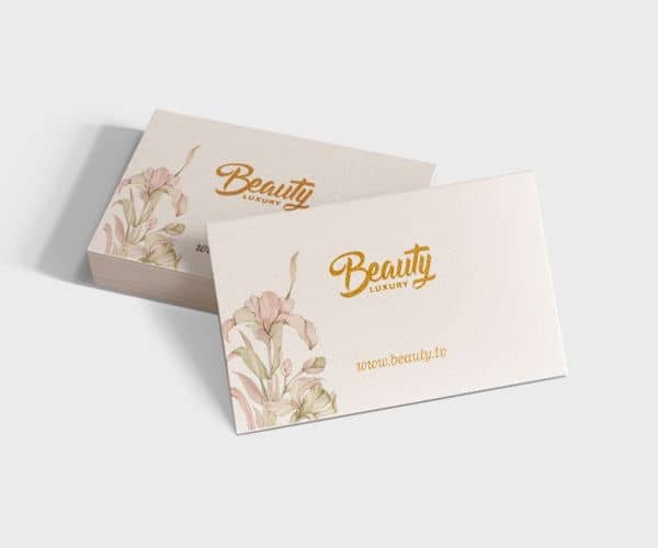Pearl Metallic Business Card Printing