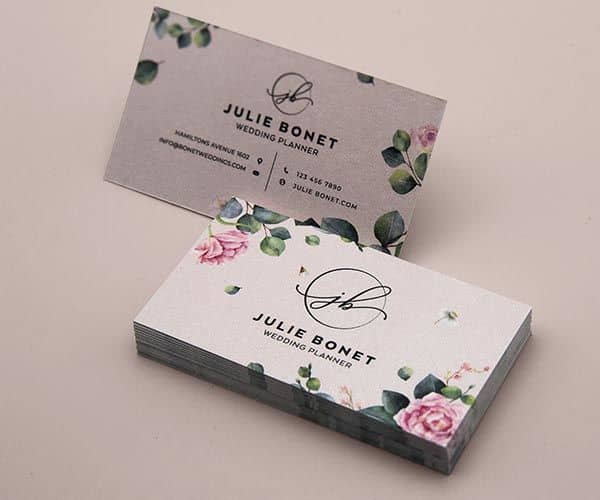 Pearl Metallic Business Card Printing - 3