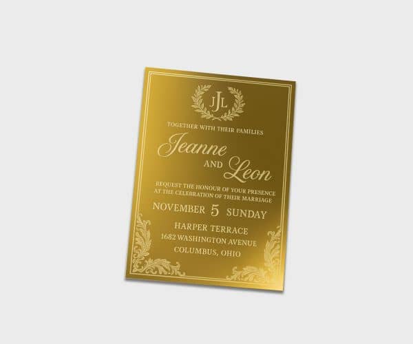 Acrylic Wedding Invitations - 4
