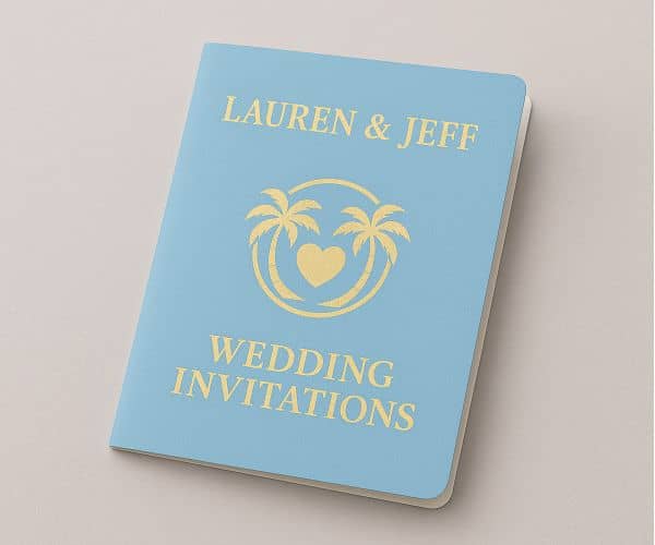 Passport Wedding Invitations - 2