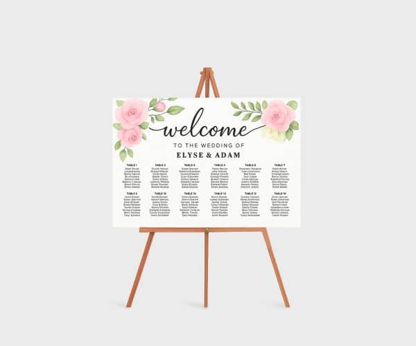 Wedding Seating Chart Board