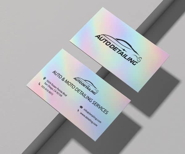 Metallic Business Card Printing - 4