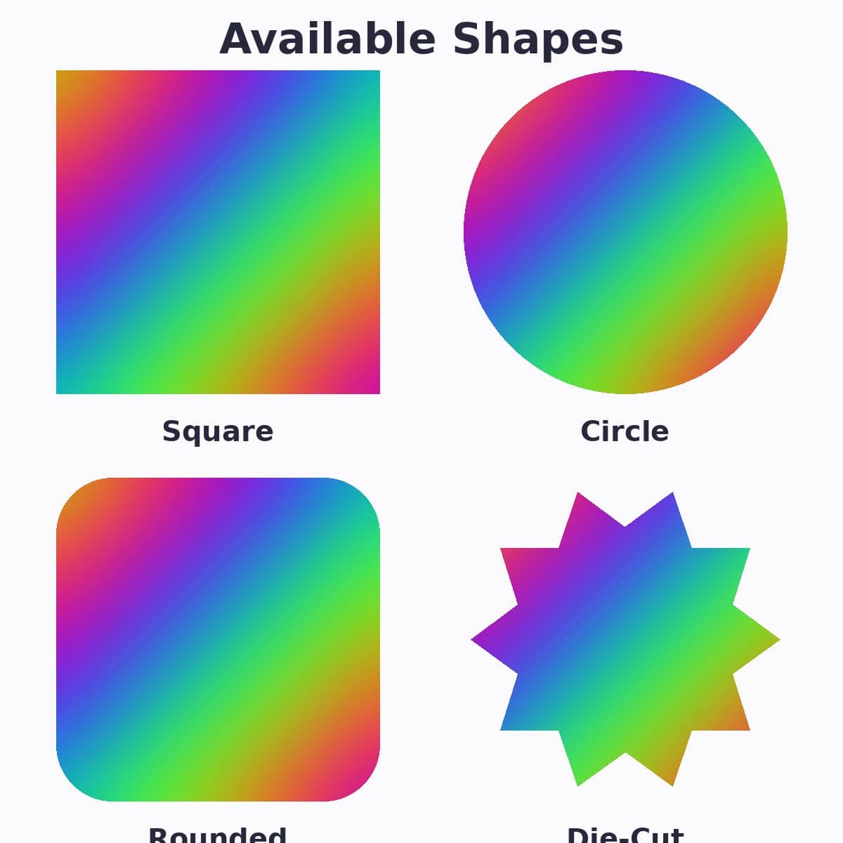 Premium Holographic Vinyl Stickers - 2