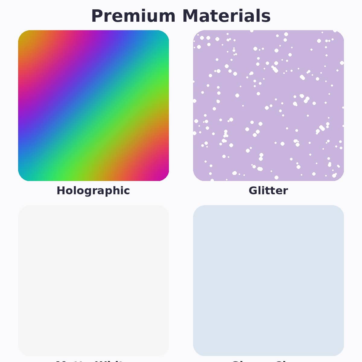 Premium Holographic Vinyl Stickers - 3