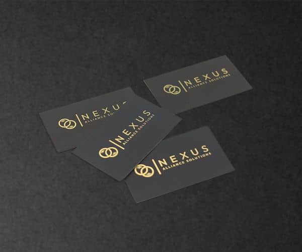 Raised Foil Business Card Printing - 4