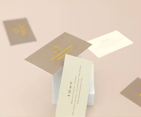 Raised Foil Business Card Printing - 5