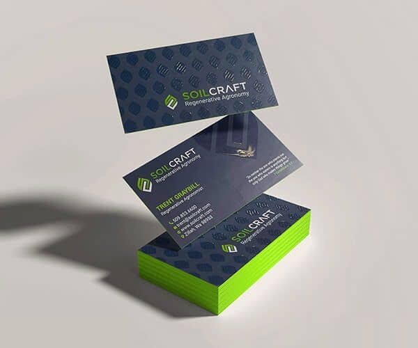 Painted Edge Business Cards - 2